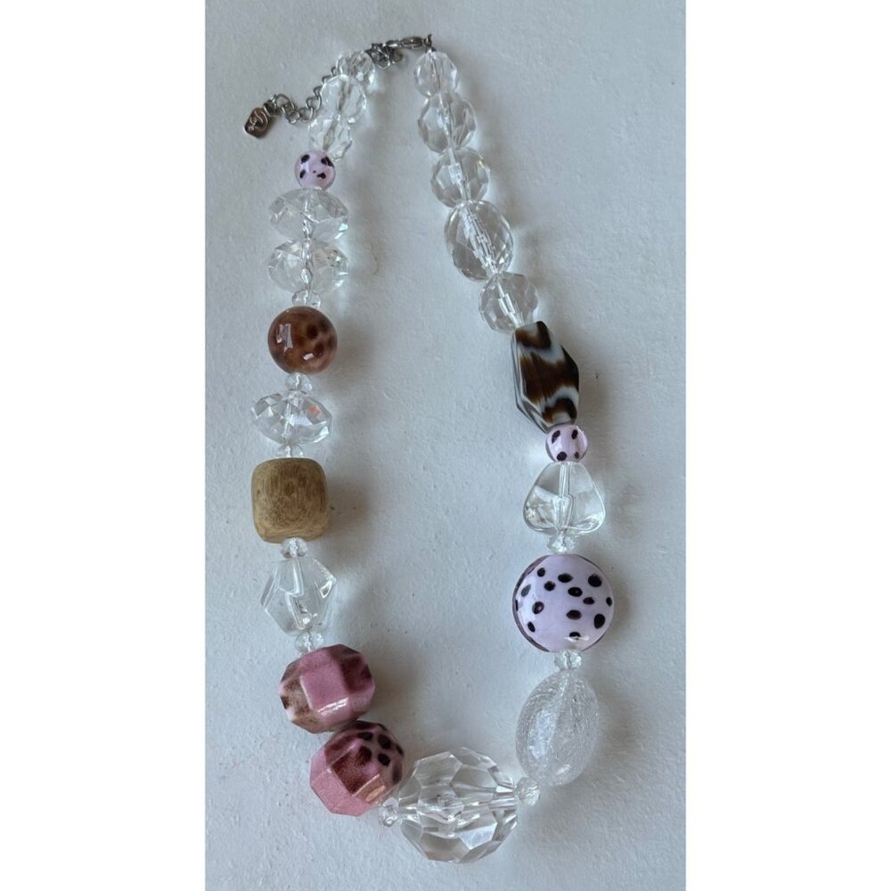 Unbranded Multicolored Beaded Fashion Jewelry Necklace 13 in. Height - Picture 5 of 8